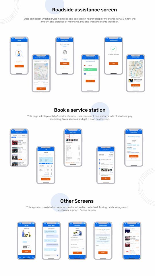 Gear Up — UI screens continued